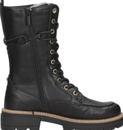 Mustang Veterschoenen Hoog Zwart Fashion