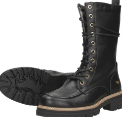 Mustang Veterschoenen Hoog Zwart Fashion