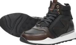 Sub55 Veterschoenen Hoog Donkerbruin Outlet
