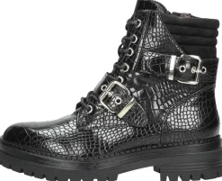 Sub55 Veterschoenen Hoog Zwart Fashion