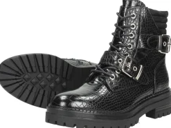 Sub55 Veterschoenen Hoog Zwart Fashion