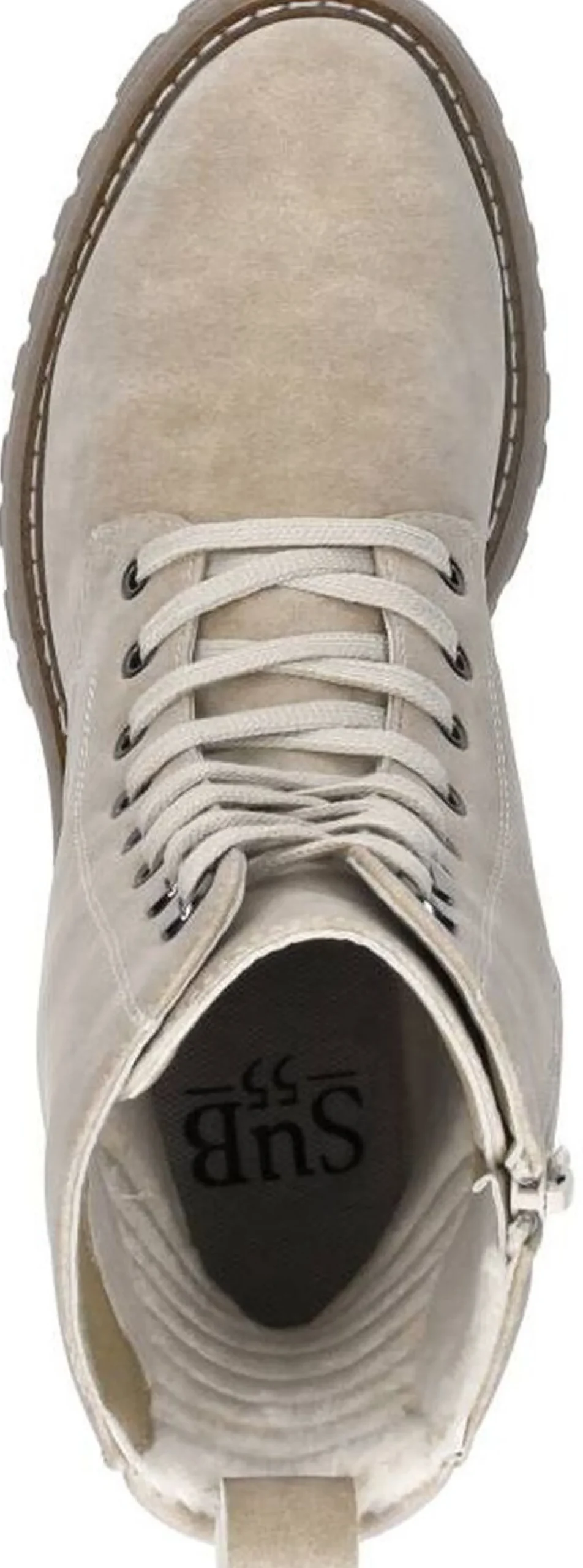 Sub55 Veterschoenen Hoog Gebroken wit Discount