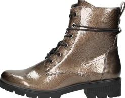 Tamaris Veterschoenen Hoog Brons Clearance