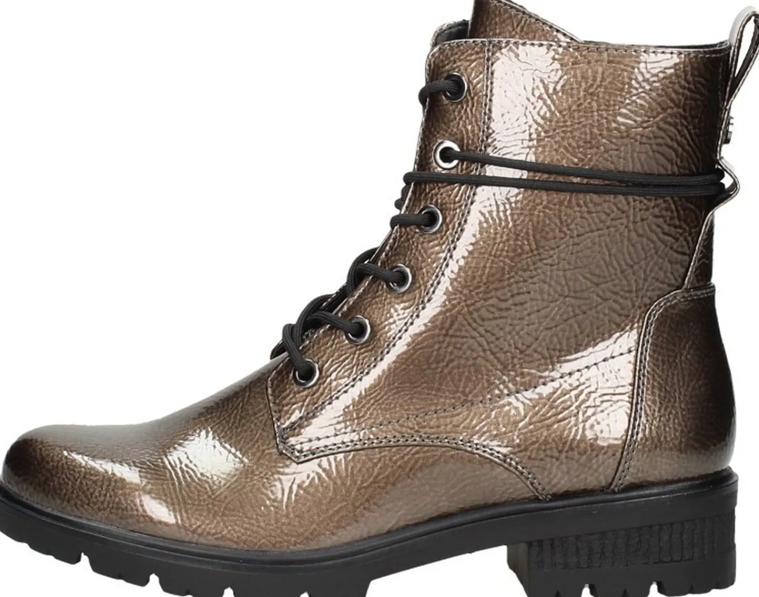 Tamaris Veterschoenen Hoog Brons Clearance