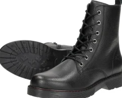 Aqa Veterschoenen Hoog Zwart Clearance