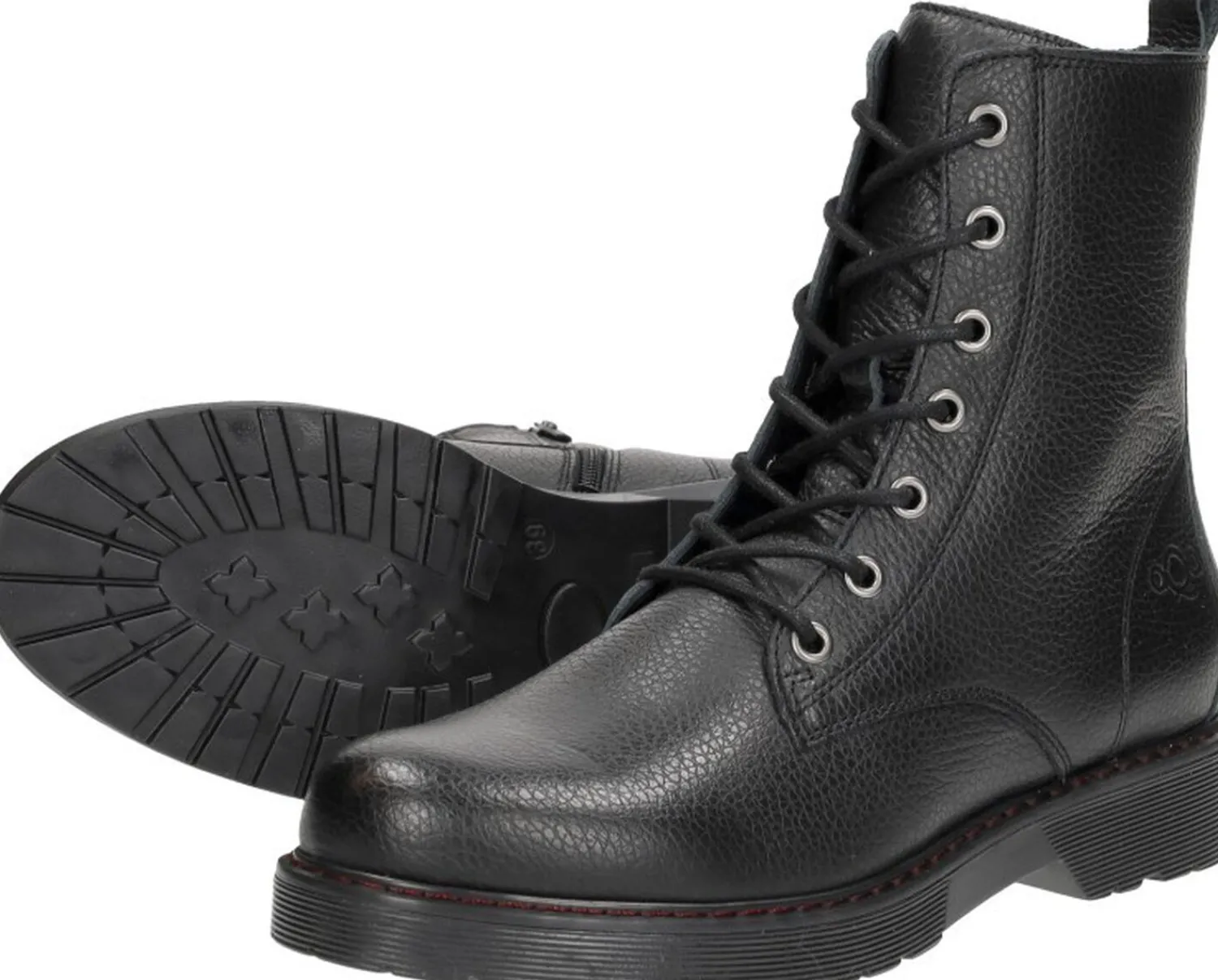 Aqa Veterschoenen Hoog Zwart Clearance