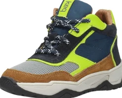 Keq Veterschoenen Hoog Cognac New