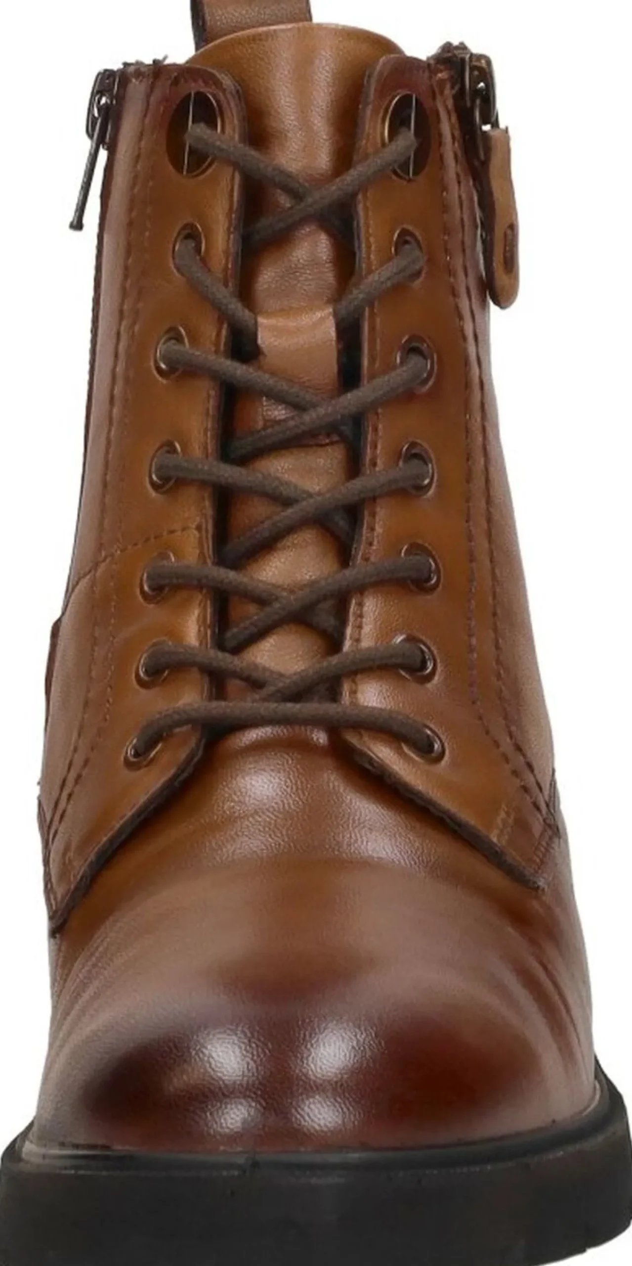 Sub55 Veterschoenen Hoog Cognac Sale
