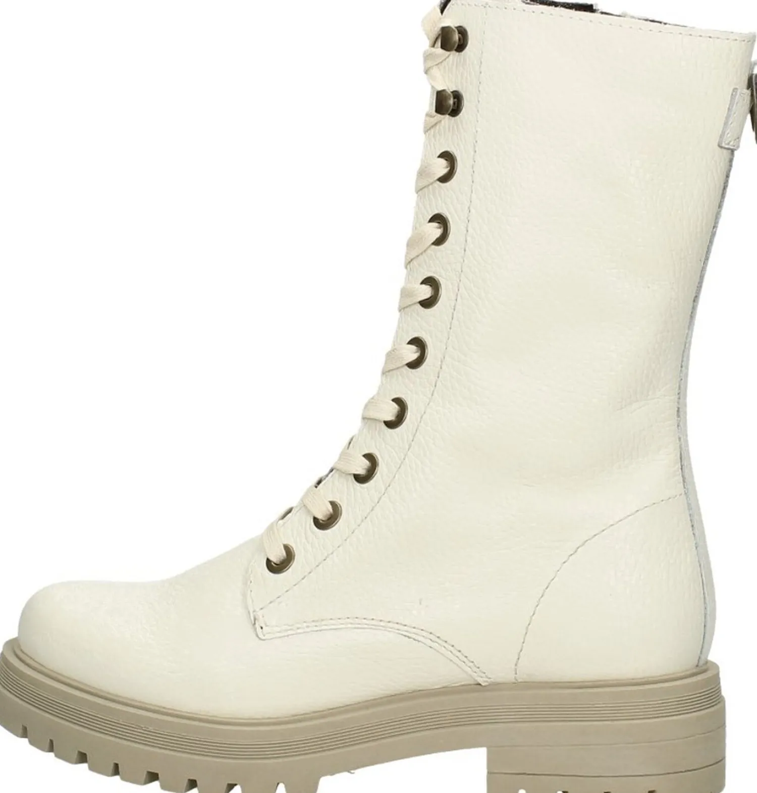 Sub55 Veterschoenen Hoog Gebroken wit Sale