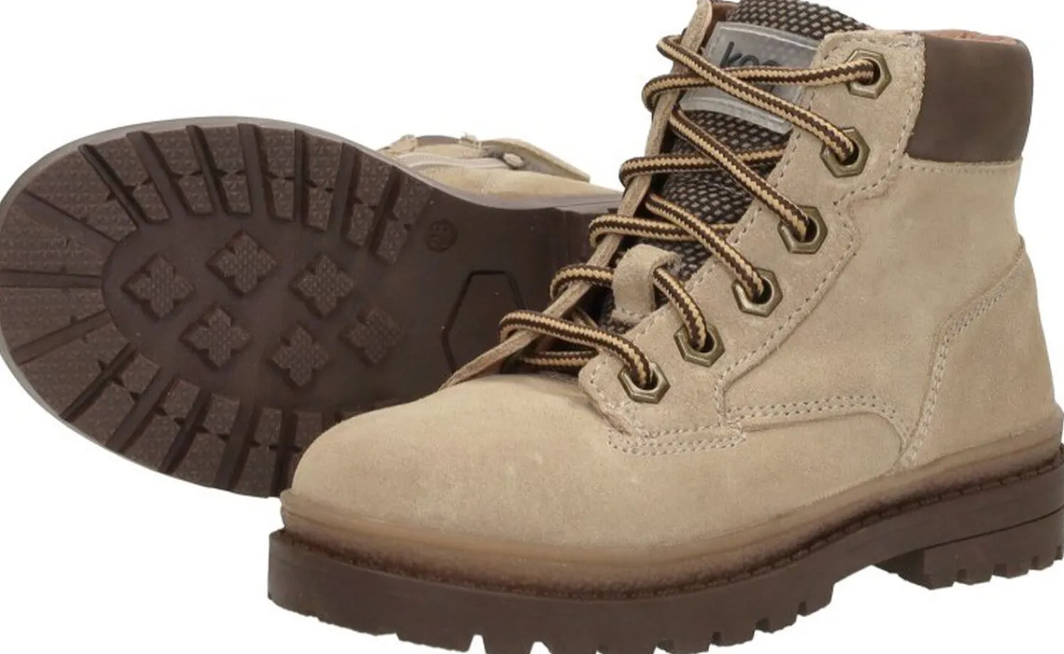 Keq Veterschoenen Hoog Beige Online