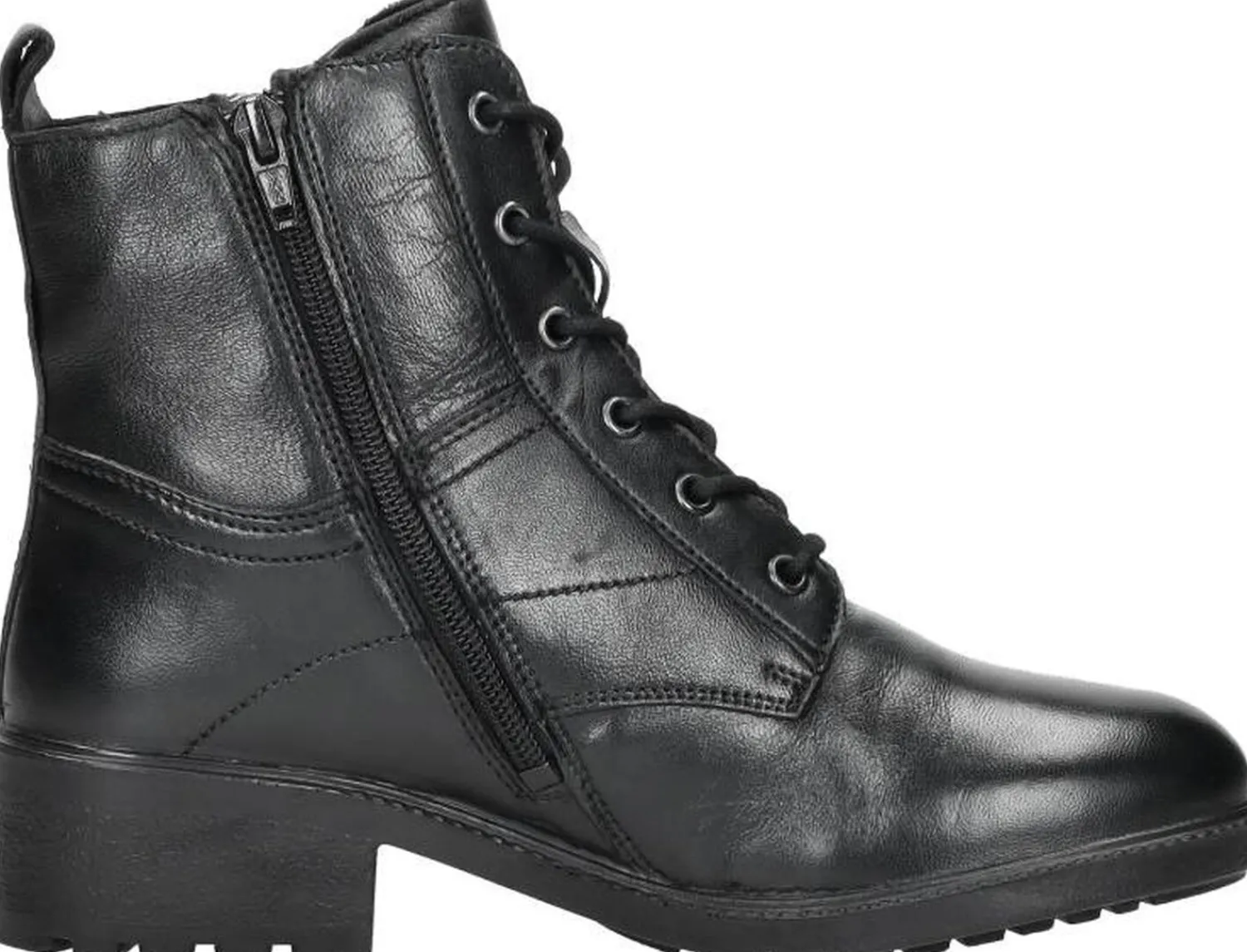 Sub55 Veterschoenen Hoog Zwart Discount