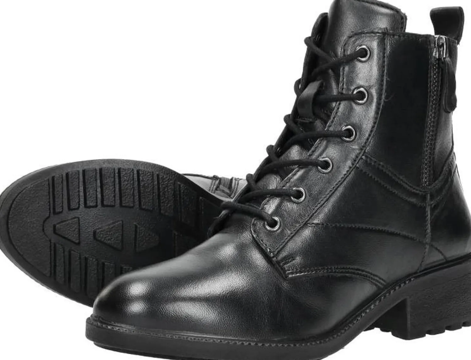 Sub55 Veterschoenen Hoog Zwart Discount