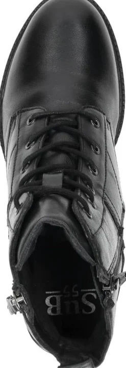 Sub55 Veterschoenen Hoog Zwart Discount