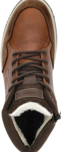 Rieker Veterschoenen Hoog Cognac Discount