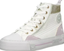Mustang Veterschoenen Hoog Wit Clearance