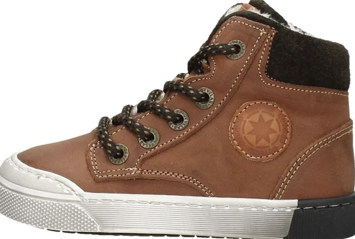 Develab Veterschoenen Hoog Cognac Hot