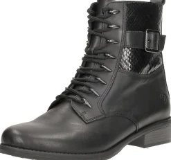 Remonte Veterschoenen Hoog Zwart Clearance