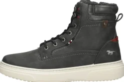 Mustang Veterschoenen Hoog Donkergrijs Hot