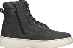 Mustang Veterschoenen Hoog Donkergrijs Hot