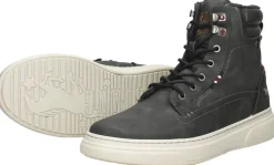 Mustang Veterschoenen Hoog Donkergrijs Hot