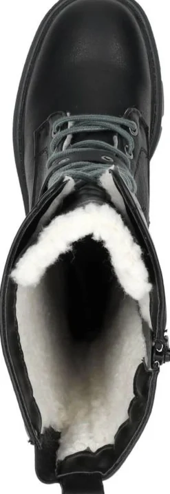 Mustang Veterschoenen Hoog Zwart Clearance