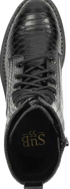 Sub55 Veterschoenen Hoog Zwart New