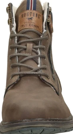 Mustang Veterschoenen Hoog Donkerbruin Hot