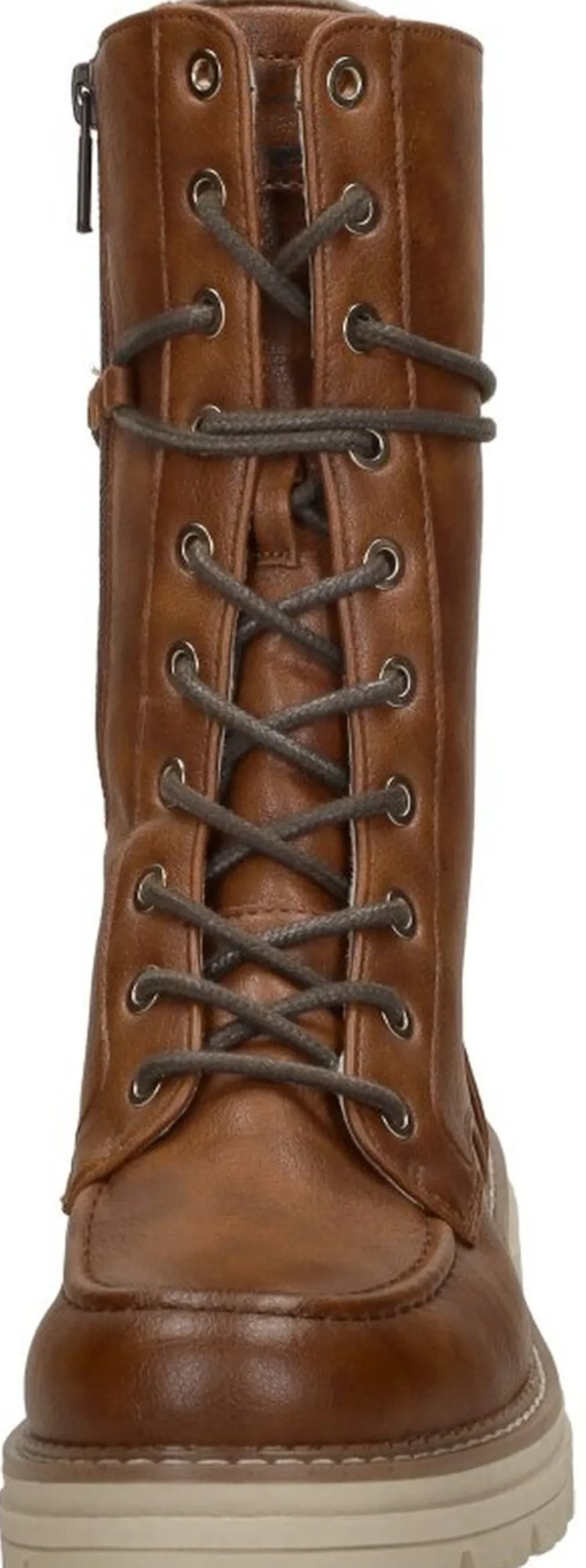 Mustang Veterschoenen Hoog Cognac Discount