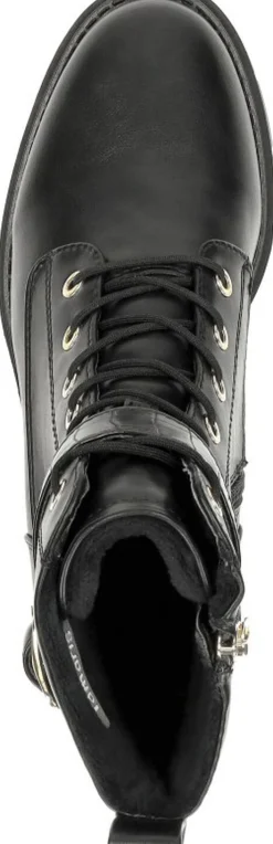 Tamaris Veterschoenen Hoog Zwart Fashion