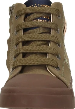 Shoesme Veterschoenen Hoog Groen Outlet