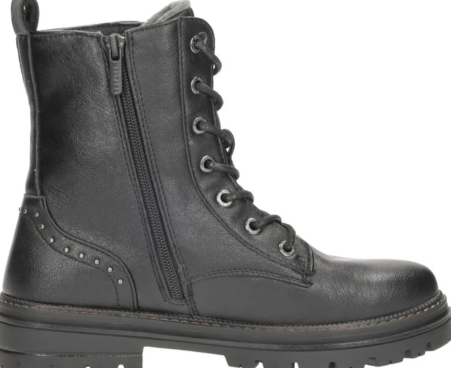 Mustang Veterschoenen Hoog Zwart Sale
