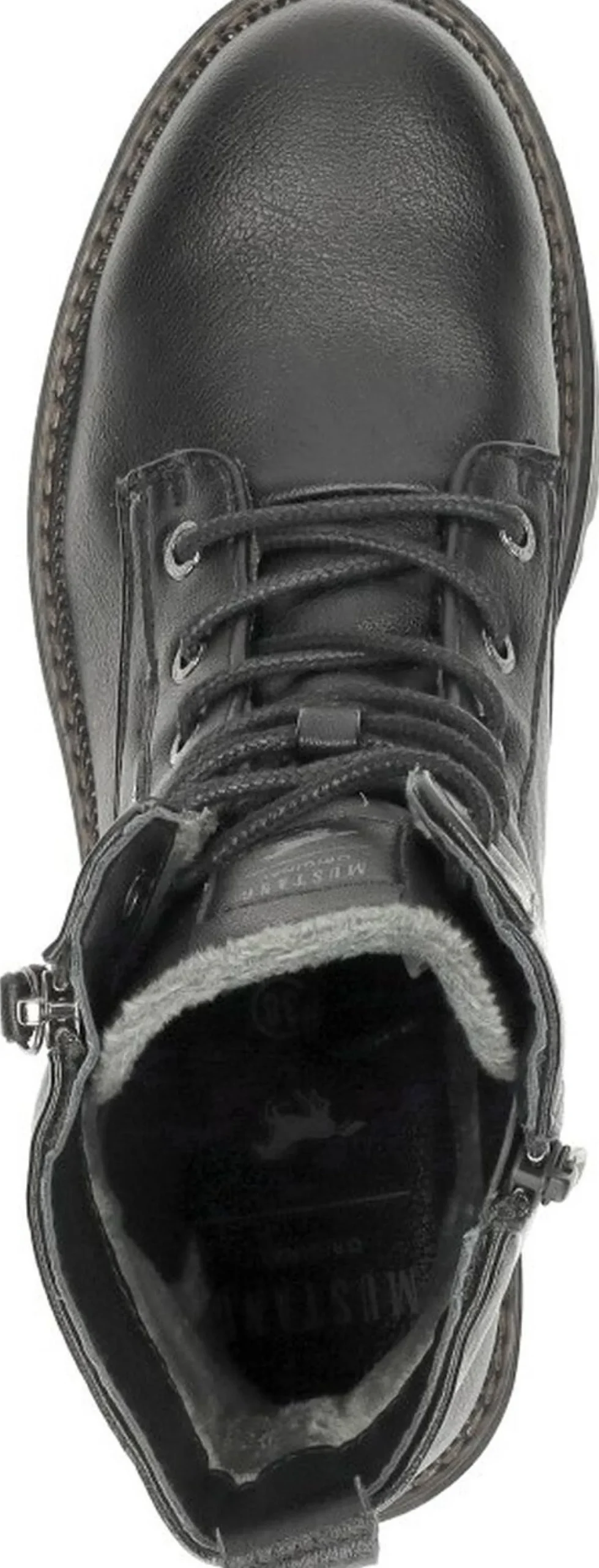 Mustang Veterschoenen Hoog Zwart Sale