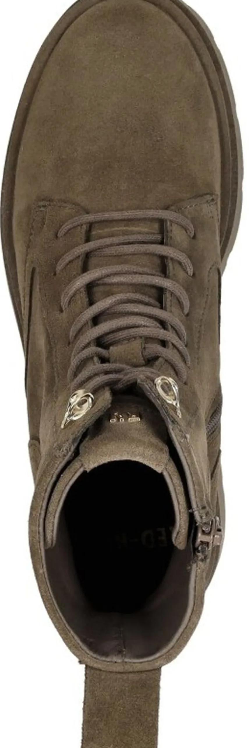 Red Rag Veterschoenen Hoog Taupe Fashion