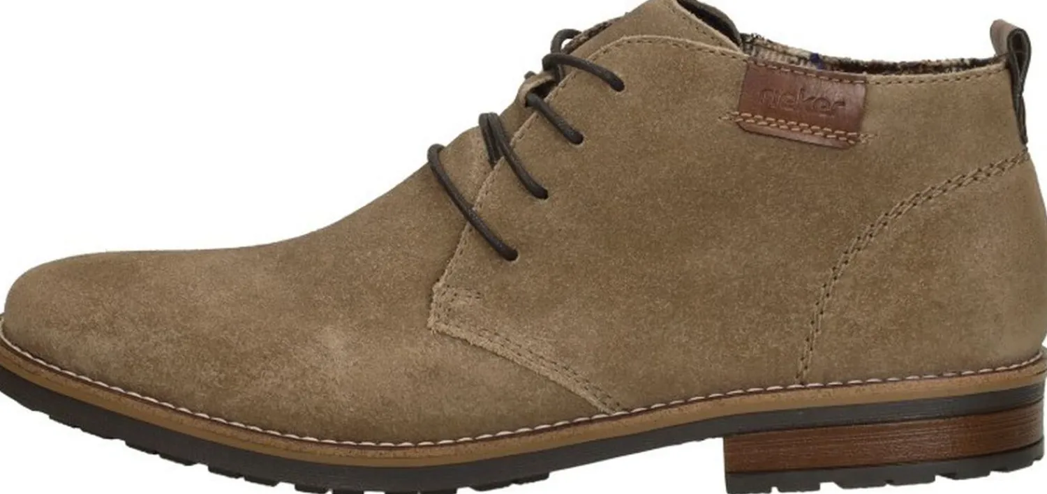 Rieker Veterschoenen Hoog Beige Discount
