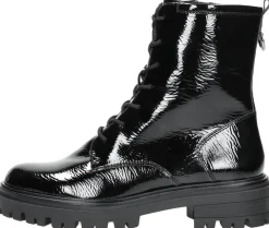 Tamaris Veterschoenen Hoog Zwart lak Online