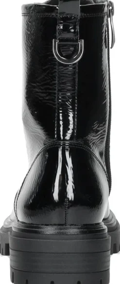 Tamaris Veterschoenen Hoog Zwart lak Online