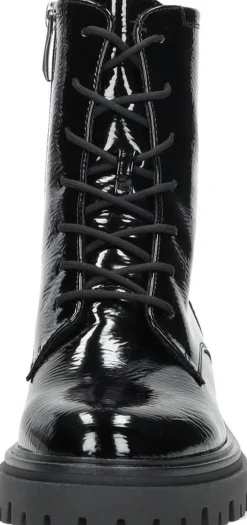 Tamaris Veterschoenen Hoog Zwart lak Online