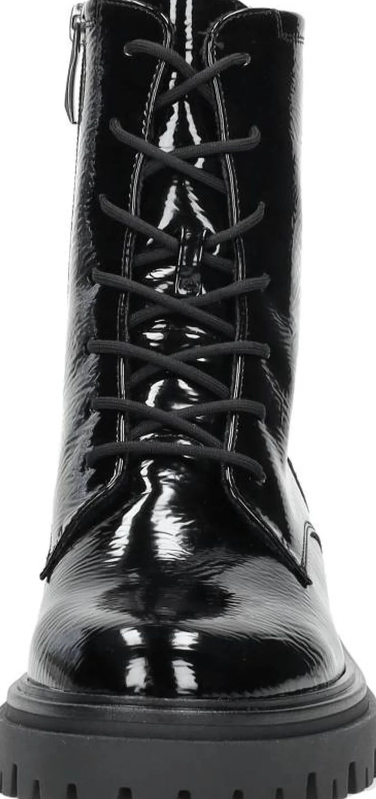 Tamaris Veterschoenen Hoog Zwart lak Online