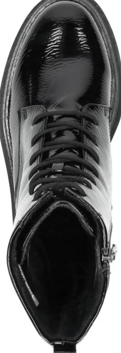 Tamaris Veterschoenen Hoog Zwart lak Online