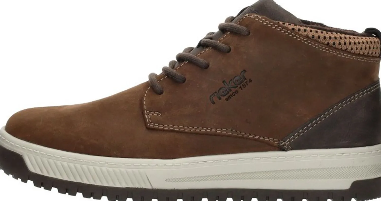 Rieker Veterschoenen Hoog Cognac Best