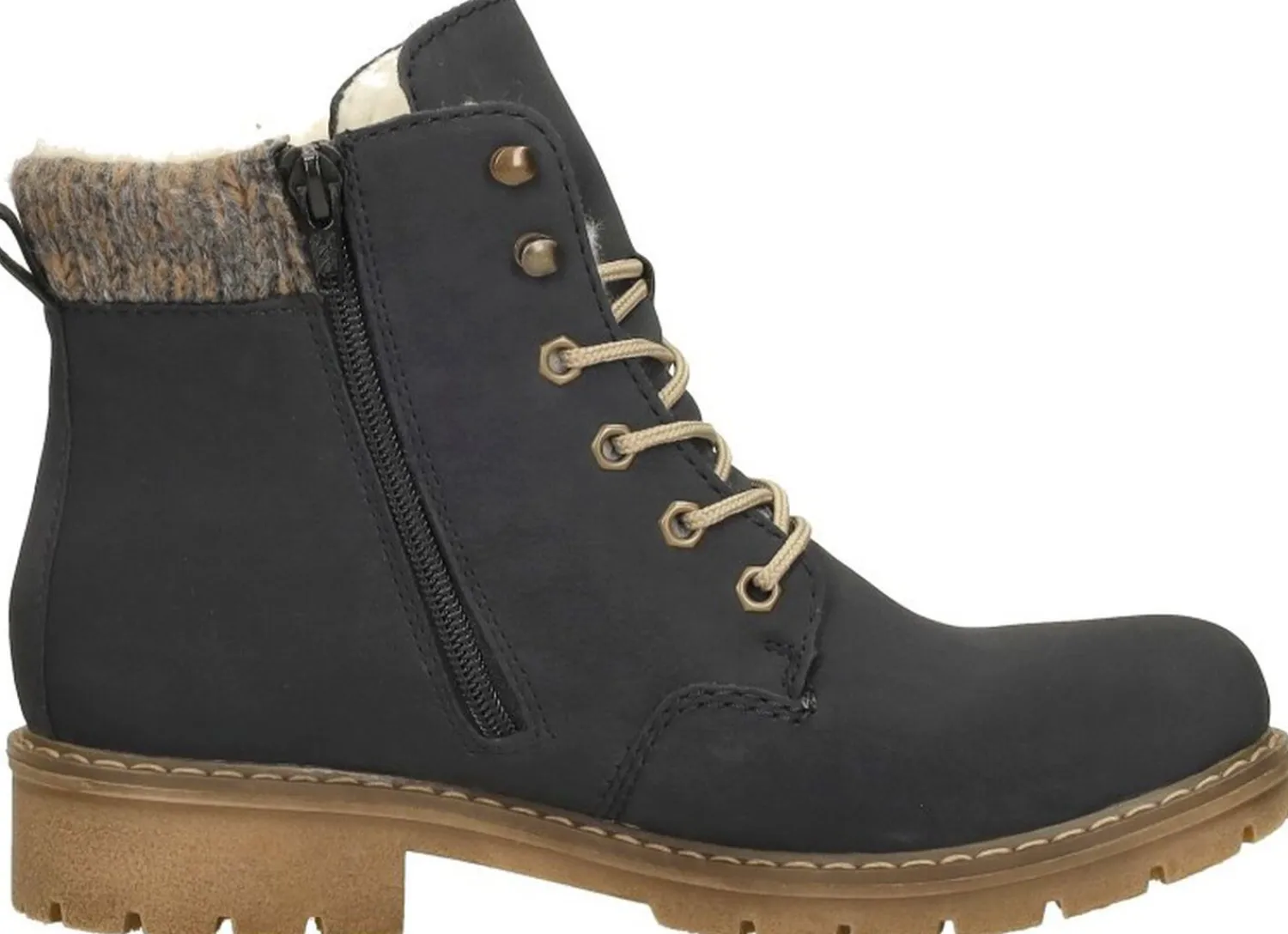 Rieker Veterschoenen Hoog Blauw New