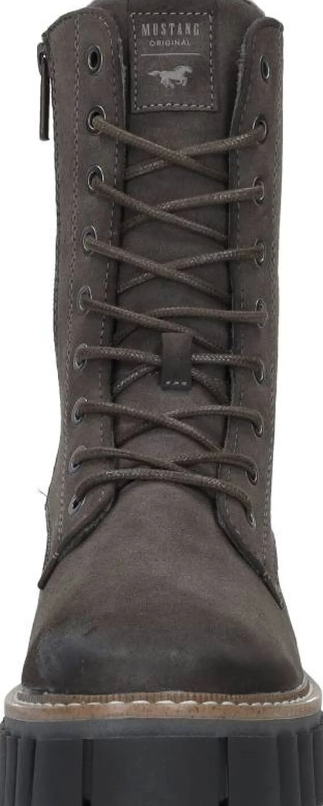 Mustang Veterschoenen Hoog Taupe Outlet