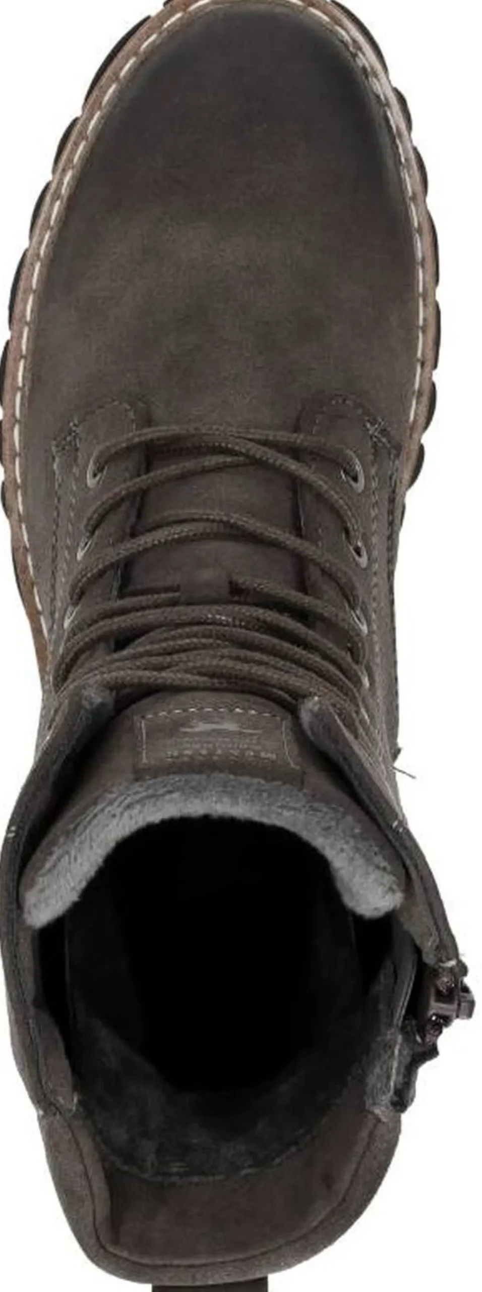 Mustang Veterschoenen Hoog Taupe Outlet