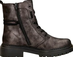 Rieker Veterschoenen Hoog Brons New