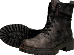 Rieker Veterschoenen Hoog Brons New