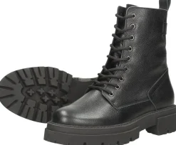 Sub55 Veterschoenen Hoog Zwart Discount