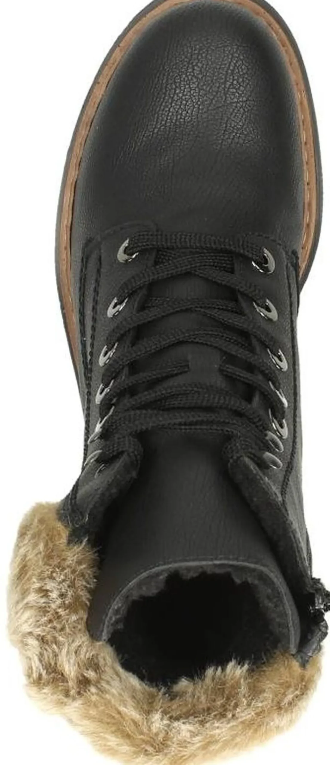 Rieker Veterschoenen Hoog Zwart New