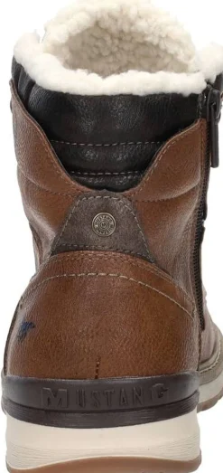 Mustang Veterschoenen Hoog Cognac New