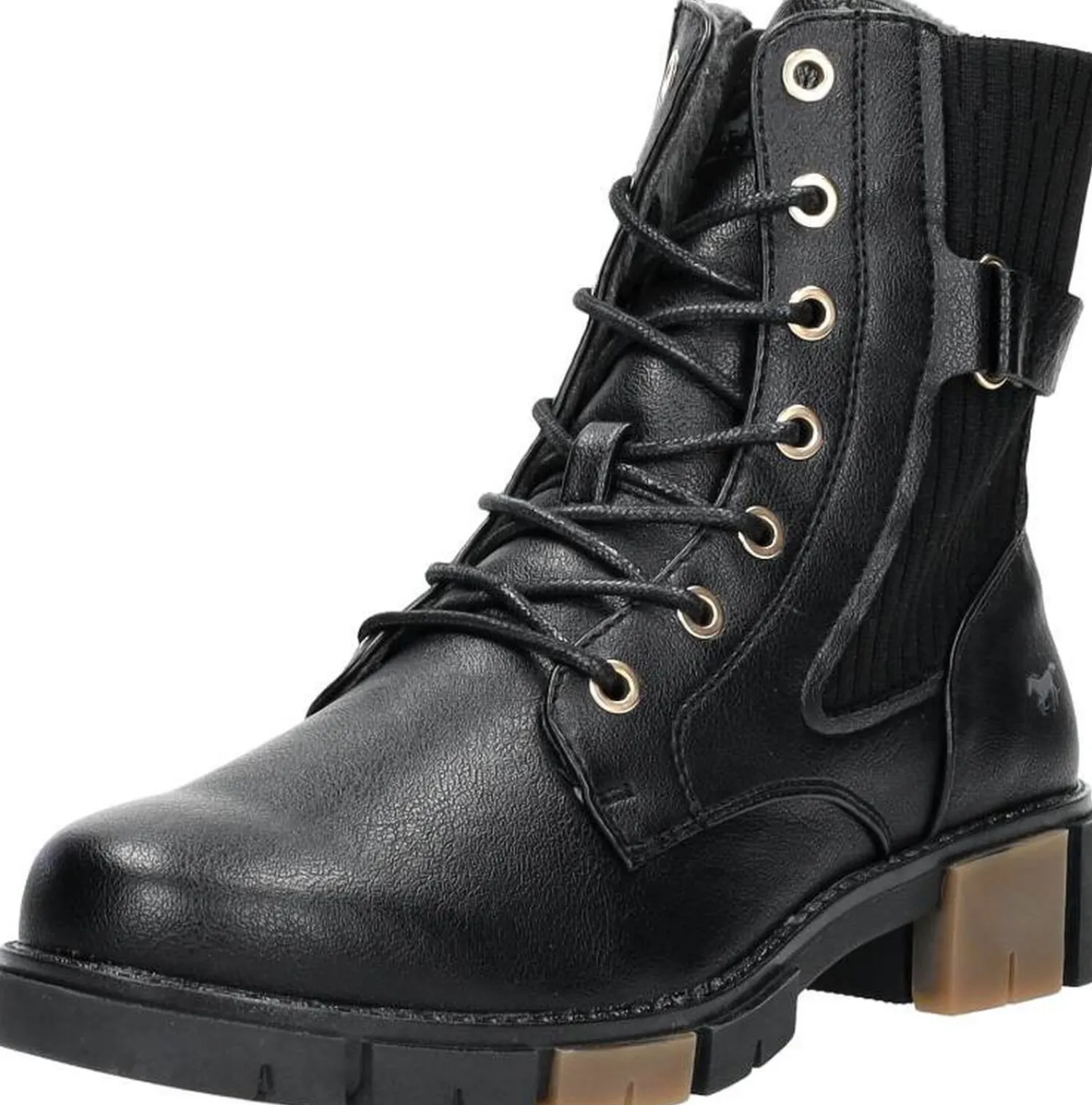 Mustang Veterschoenen Hoog Zwart Hot