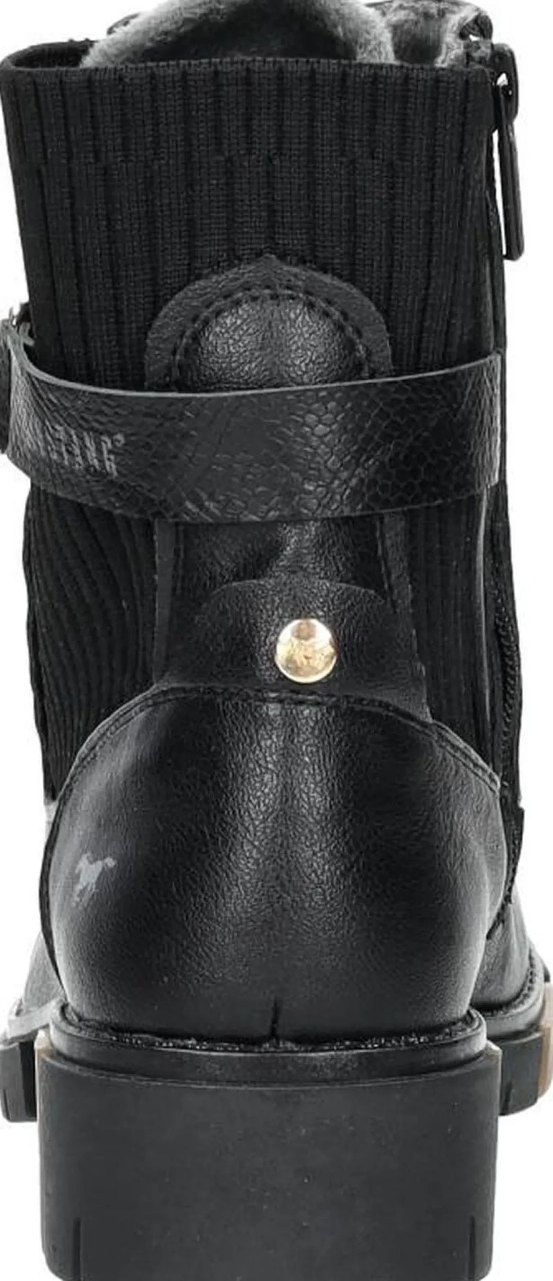 Mustang Veterschoenen Hoog Zwart Hot